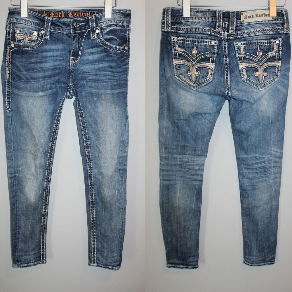 Rock Revival Shaina Ankle Skinny Jean HW7085 - Picture 2 of 7